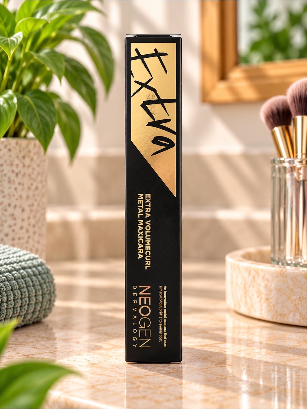 NEOGEN Dermalogy Extra VolumeCurl Metal Mascara 01 Black K-Beauty